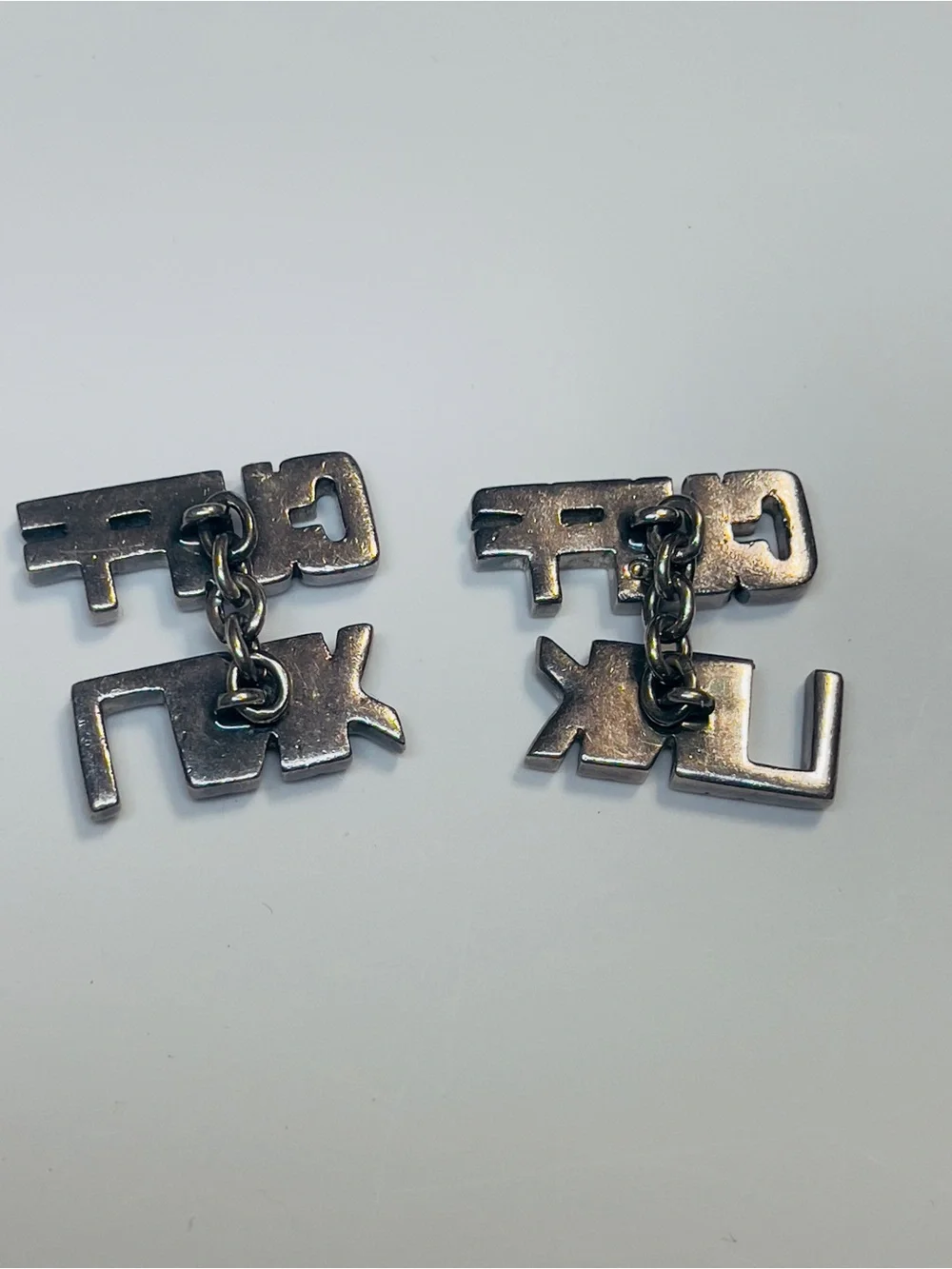 Vintage Links of London Sterling Silver Cufflinks 925 Retro 90’s Workwear Luxury